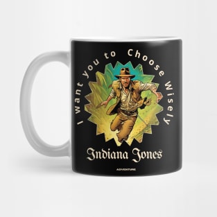 Indiana Jones victor illustration designe Mug